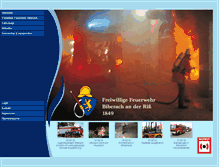 Tablet Screenshot of feuerwehr-biberach.de